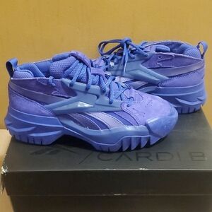 Reebok Cardi B - Bold Purple Athletic Shoes